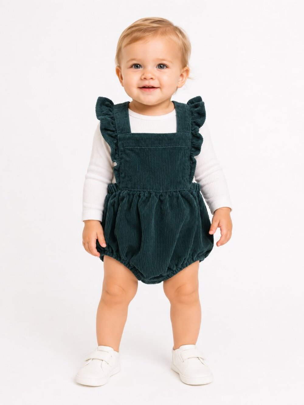 One piece - Old Navy - 12 to 18 months forest green - corduroy